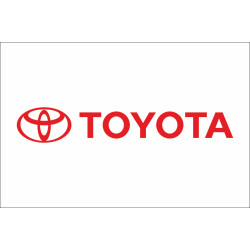 Флаг любителей TOYOTA (рус. Тойота). Вариант-02