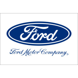 Флаг любителей Ford (рус. Форд). Вариант-02