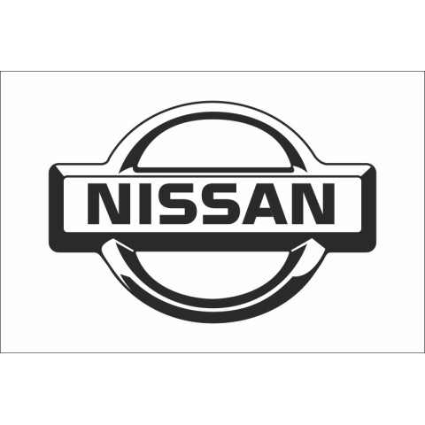 Прапор любителів Nissan (укр. Ніссан). Варіант-02