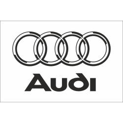 Флаг любителей Audi (рус. Ауди). Вариант-01