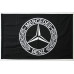 Флаг любителей Mercedes-Benz (рус. Мерседес-Бенц). Вариант-02 Флаг любителей Mercedes-Benz (рус. Мерседес-Бенц). Вариант-02