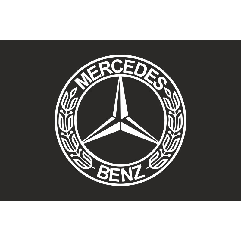 Флаг любителей Mercedes-Benz (рус. Мерседес-Бенц). Вариант-02 Флаг любителей Mercedes-Benz (рус. Мерседес-Бенц). Вариант-02