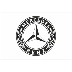 Флаг любителей Mercedes-Benz (рус. Мерседес-Бенц). Вариант-03 Флаг любителей Mercedes-Benz (рус. Мерседес-Бенц). Вариант-03