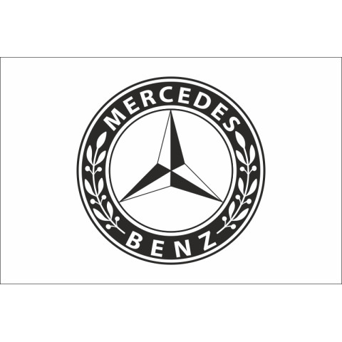 Флаг любителей Mercedes-Benz (рус. Мерседес-Бенц). Вариант-03 Флаг любителей Mercedes-Benz (рус. Мерседес-Бенц). Вариант-03