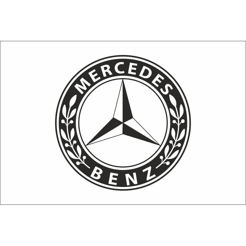 Прапор любителів Mercedes-Benz (укр. Мерседес-Бенц). Варіант-03 Прапор любителів Mercedes-Benz (укр. Мерседес-Бенц). Варіант-03