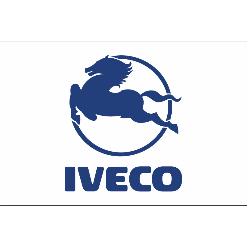 Флаг любителей Iveco (рус. Ивеко). Вариант-02 Флаг любителей Iveco (рус. Ивеко). Вариант-02