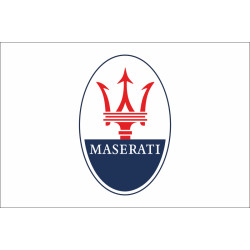 Флаг любителей Maserati (рус. Мазерати). Вариант-01 Флаг любителей Maserati (рус. Мазерати). Вариант-01