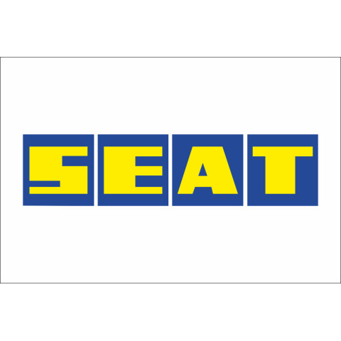 Флаг любителей SEAT (рус. Сеат). Вариант-02 Флаг любителей SEAT (рус. Сеат). Вариант-02