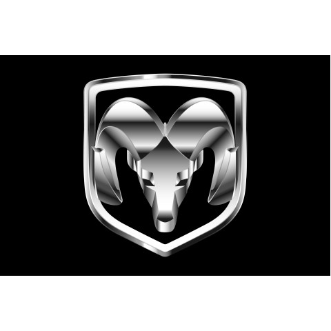 Флаг любителей Dodge (рус. Додж). Вариант-02 Флаг любителей Dodge (рус. Додж). Вариант-02