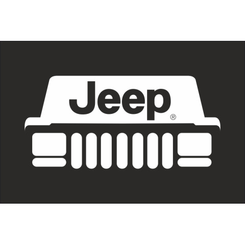 Прапор любителів Jeep (укр. Джип). Варіант-04 Прапор любителів Jeep (укр. Джип). Варіант-04