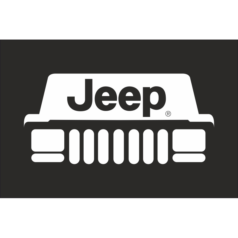 Прапор любителів Jeep (укр. Джип). Варіант-04 Прапор любителів Jeep (укр. Джип). Варіант-04