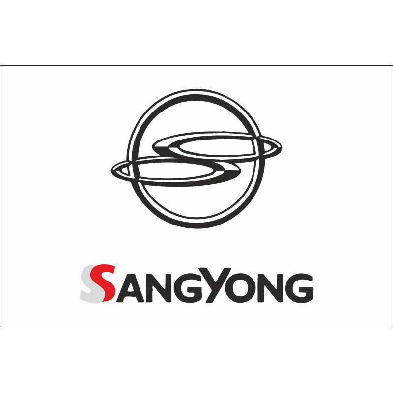 Прапор любителів SsangYong (укр. СангЙонг). Варіант-03 Прапор любителів SsangYong (укр. СангЙонг). Варіант-03