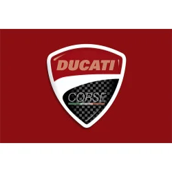 Флаг любителей Ducati (рус. Дукати). Вариант-01 Флаг любителей Ducati (рус. Дукати). Вариант-01