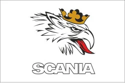 Прапор любителів Scania (укр. Сканія). Варіант-01 Прапор любителів Scania (укр. Сканія). Варіант-01
