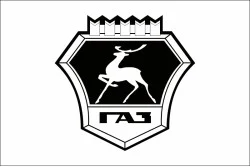 Флаг любителей ГАЗ (Горьковский автомобильный завод). Вариант-04