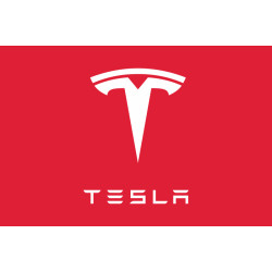 Флаг любителей Tesla (рус. Тесла). Вариант-01