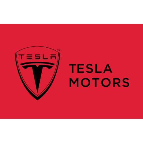 Флаг любителей Tesla (рус. Тесла). Вариант-03 Флаг любителей Tesla (рус. Тесла). Вариант-03