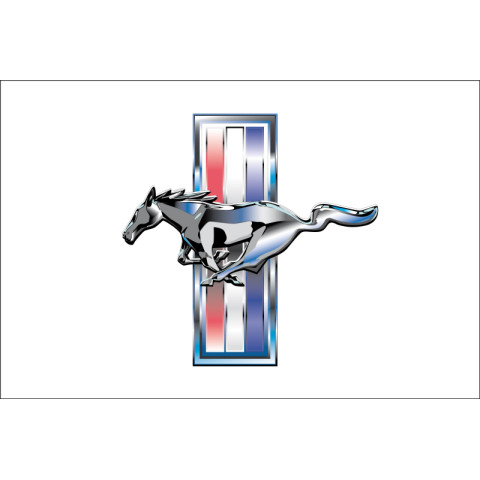 Прапор любителів Ford Mustang (укр. Форд Мустанг). Варіант-02 Прапор любителів Ford Mustang (укр. Форд Мустанг). Варіант-02