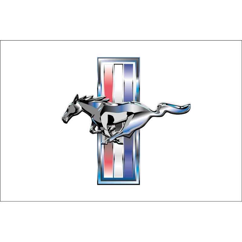 Прапор любителів Ford Mustang (укр. Форд Мустанг). Варіант-02 Прапор любителів Ford Mustang (укр. Форд Мустанг). Варіант-02
