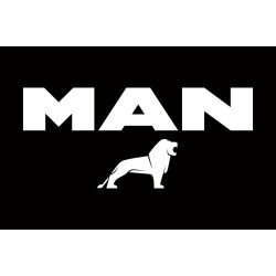 Флаг любителей MAN (рус. МАН). Вариант-01 Флаг любителей MAN (рус. МАН). Вариант-01