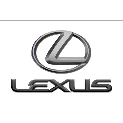 Флаг любителей Lexus (рус. Лексус). Вариант-03