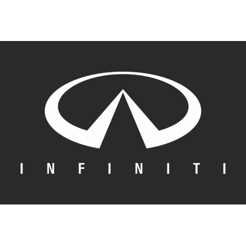 Флаг любителей Infiniti (рус. Инфинити). Вариант-01
