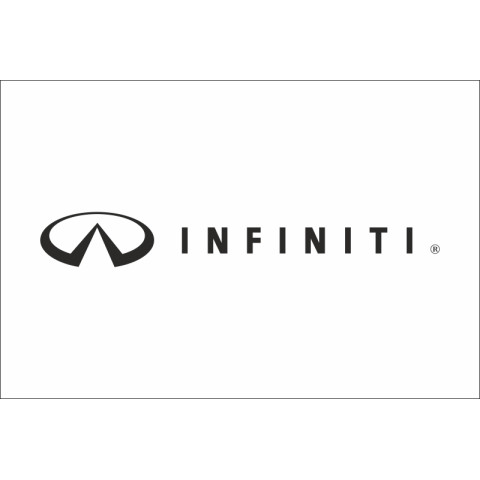 Флаг любителей Infiniti (рус. Инфинити). Вариант-02