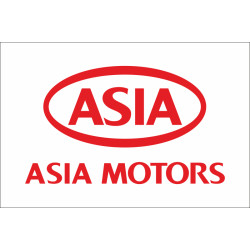 Флаг любителей Asia Motors (рус. Азия Моторс). Вариант-01