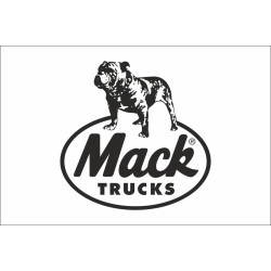 Флаг любителей Mack Trucks (рус. Мак Тракс). Вариант-02