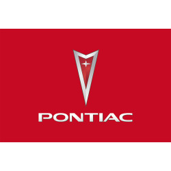 Флаг любителей Pontiac (рус. Понтиак). Вариант-02
