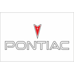 Флаг любителей Pontiac (рус. Понтиак). Вариант-03