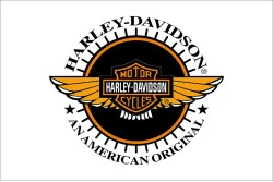 Флаг любителей Harley-Davidson, An American original Флаг любителей Harley-Davidson, An American original
