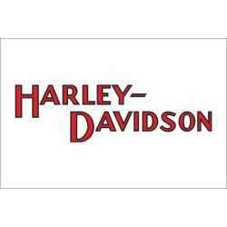 Флаг любителей Harley-Davidson (рус. Харли-Дэвидсон). Вариант-11