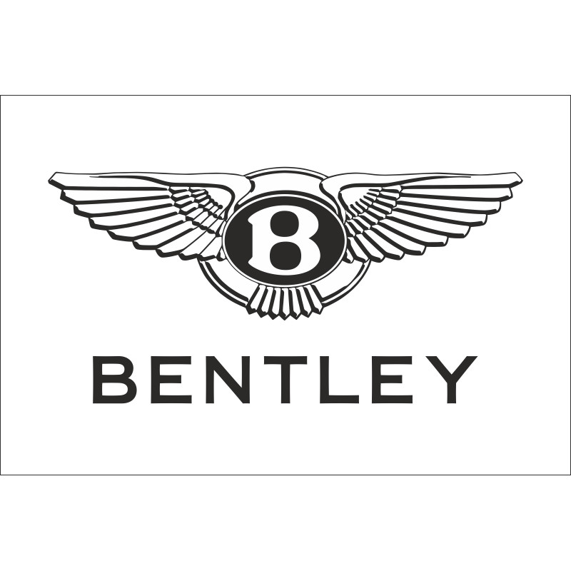 Флаг любителей Bentley (рус. Бентли). Вариант-01 Флаг любителей Bentley (рус. Бентли). Вариант-01