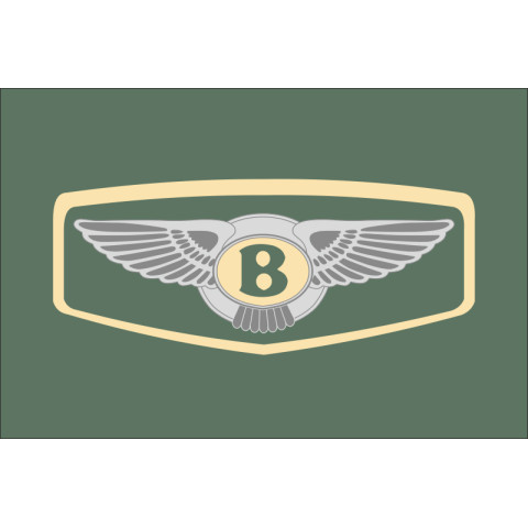 Флаг любителей Bentley (рус. Бентли). Вариант-02 Флаг любителей Bentley (рус. Бентли). Вариант-02