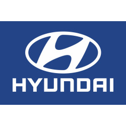 Флаг любителей Hyundai (рус. Хюндай). Вариант-01 Флаг любителей Hyundai (рус. Хюндай). Вариант-01