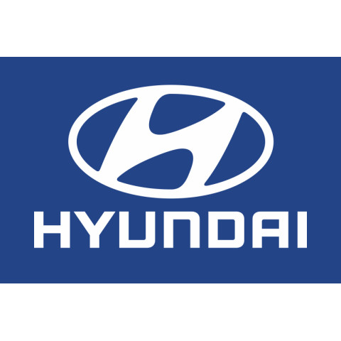 Флаг любителей Hyundai (рус. Хюндай). Вариант-01