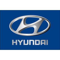 Флаг любителей Hyundai (рус. Хюндай). Вариант-03 Флаг любителей Hyundai (рус. Хюндай). Вариант-03