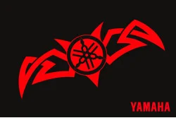 Флаг любителей Yamaha (рус. Ямаха). Вариант-06 Флаг любителей Yamaha (рус. Ямаха). Вариант-06
