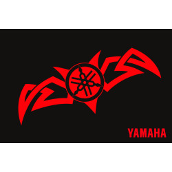 Флаг любителей Yamaha (рус. Ямаха). Вариант-06 Флаг любителей Yamaha (рус. Ямаха). Вариант-06