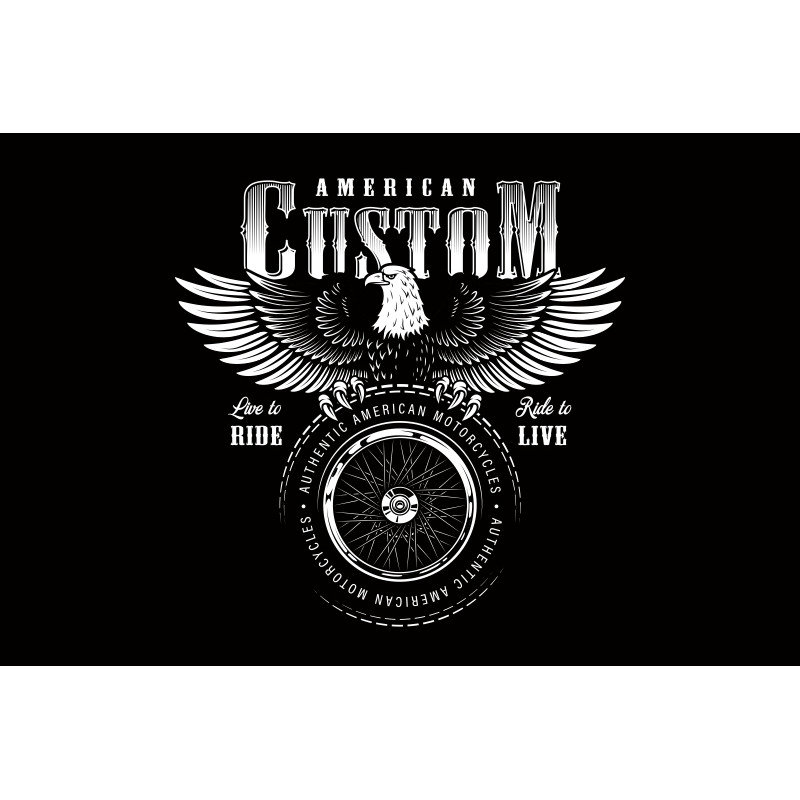 Флаг AMERICAN CUSTOM. Вариант-02 Флаг AMERICAN CUSTOM. Вариант-02