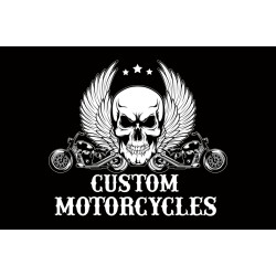 Прапор Custom Motorcycles. Варіант-01 Прапор Custom Motorcycles. Варіант-01