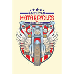 Прапор American Motorcycles. Варіант-01 Прапор American Motorcycles. Варіант-01