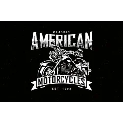 Флаг American Motorcycles. Вариант-02 Флаг American Motorcycles. Вариант-02