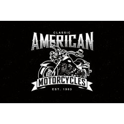 Прапор American Motorcycles. Варіант-02 Прапор American Motorcycles. Варіант-02