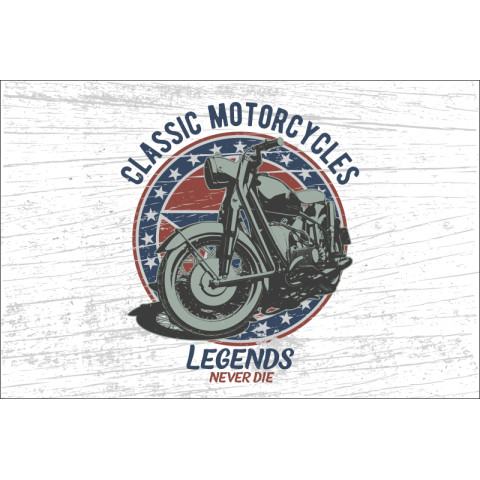 Прапор Classic Motorcycles. Варіант-02
