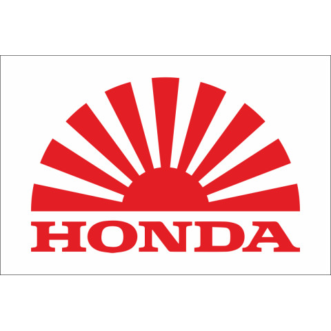 Прапор любителів Honda (укр. Хонда). Варіант-04