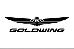 Флаг любителей Gold Wing (рус. Голд Винг). Вариант-01