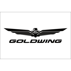 Прапор любителів Gold Wing (укр. Голд Вінг). Варіант-01 Прапор любителів Gold Wing (укр. Голд Вінг). Варіант-01