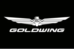 Флаг любителей Gold Wing (рус. Голд Винг). Вариант-02